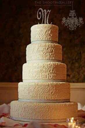 Ideas de pasteles de boda originales - 1