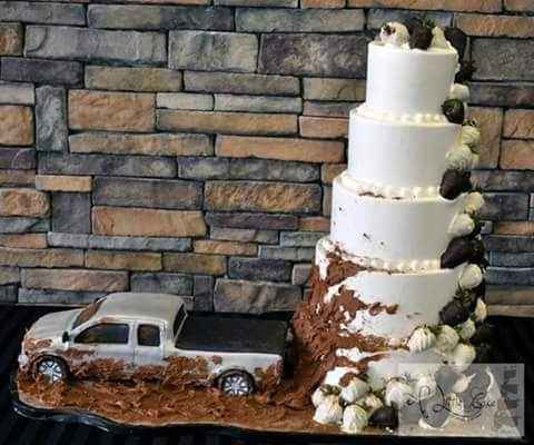 Ideas de pasteles de boda originales - 6
