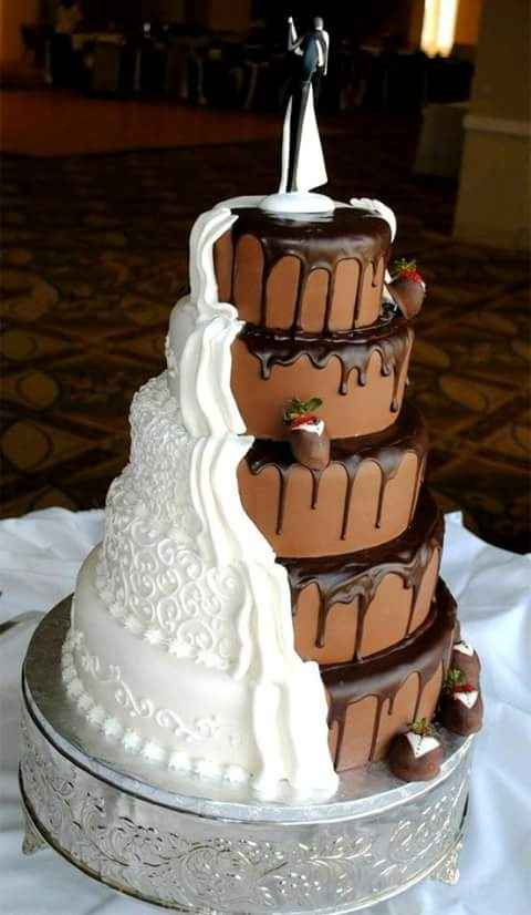 Ideas de pasteles de boda originales - 8