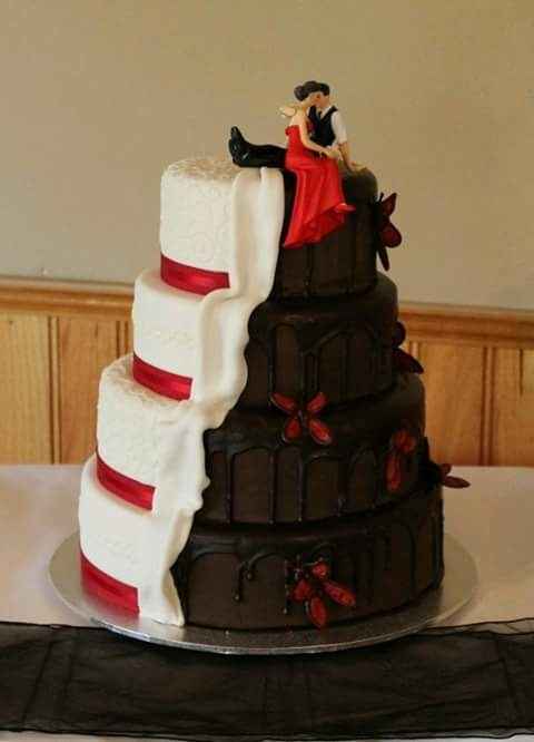 Ideas de pasteles de boda originales - 9