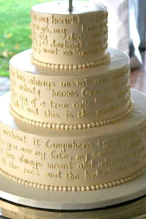 Ideas de pasteles de boda originales - 11