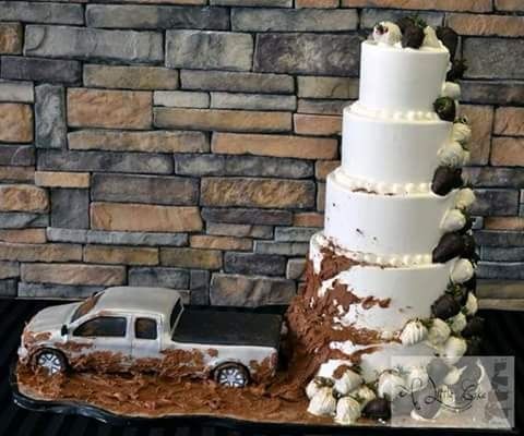 Ideas de pasteles de boda originales - 6