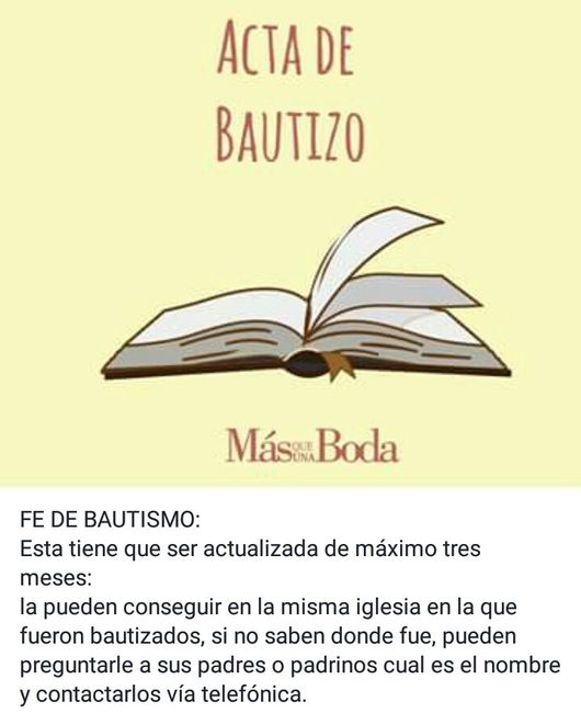 Requisitos para la boda por la iglesia - 2