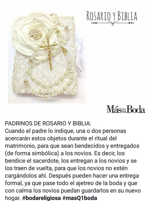 Padrinos y significados -matrimonio religioso - 7