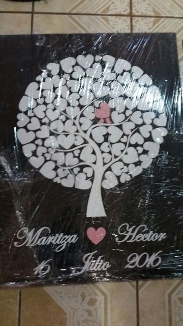 Mi hermoso arbol de firmas & gancho personalizado - 1