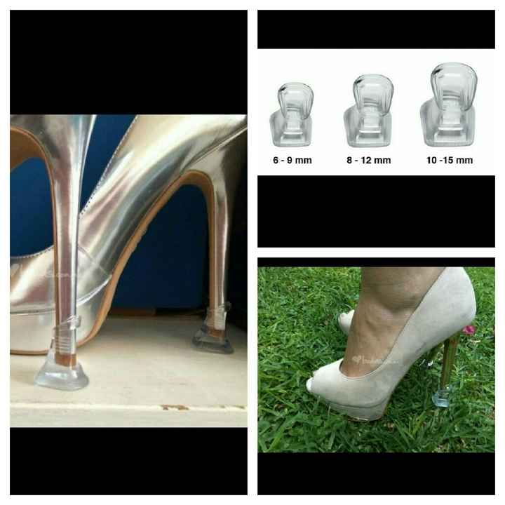 Protector de tacones boda jardin - 1