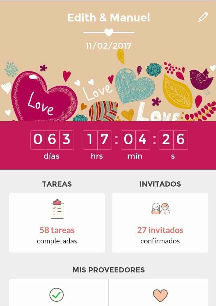 Cuanto falta para tu boda? - 1