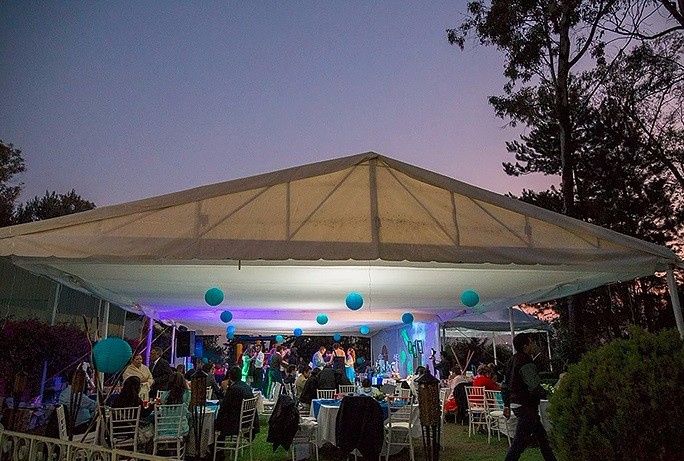 decoracion azul