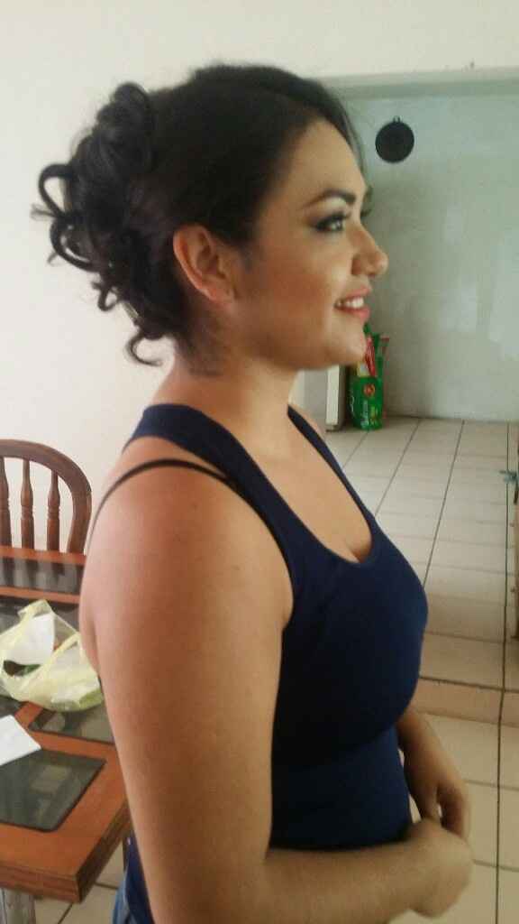 Prueba de peinado y maquillaje!! - 3