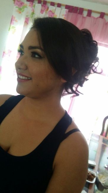 Prueba de peinado y maquillaje!! - 4