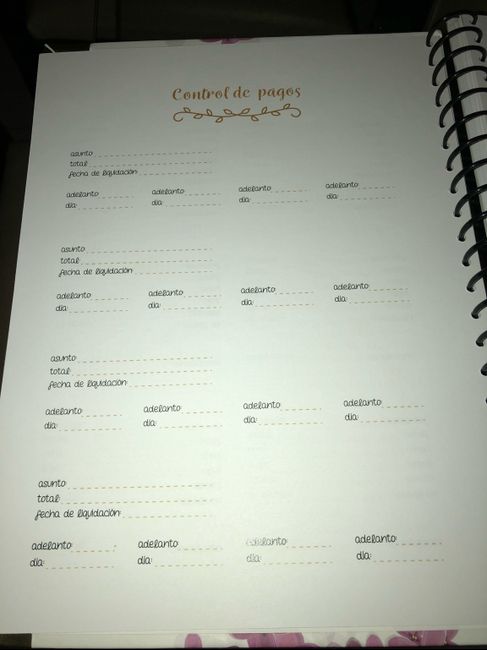 Agenda organizadora - 7
