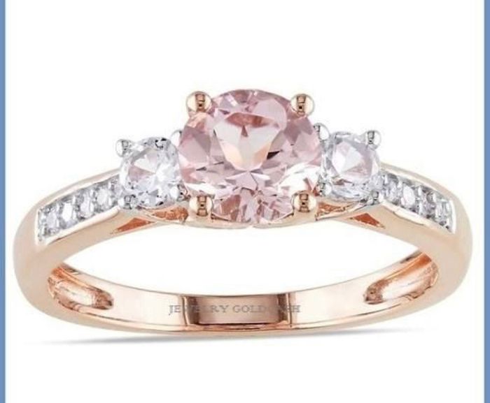Anillo de compromiso rosa - 10