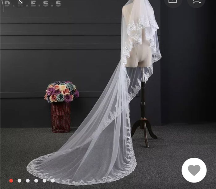 Velo de novia Ivory largo? Necesito para mi boda. q m digan donde comprar ya sea nuevo o usado. - 1