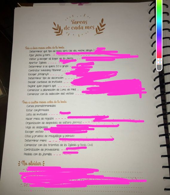 Agendas de boda - 5