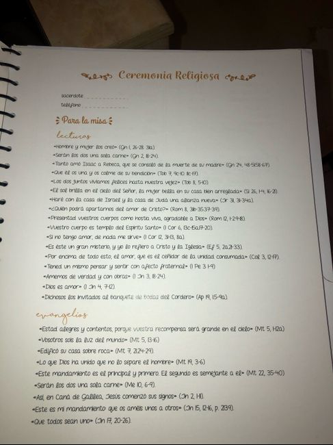 Agendas de boda - 6