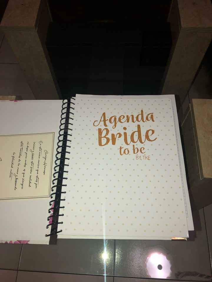 Agenda organizadora - 2