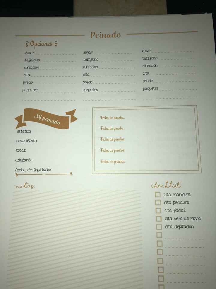 Agenda organizadora - 8
