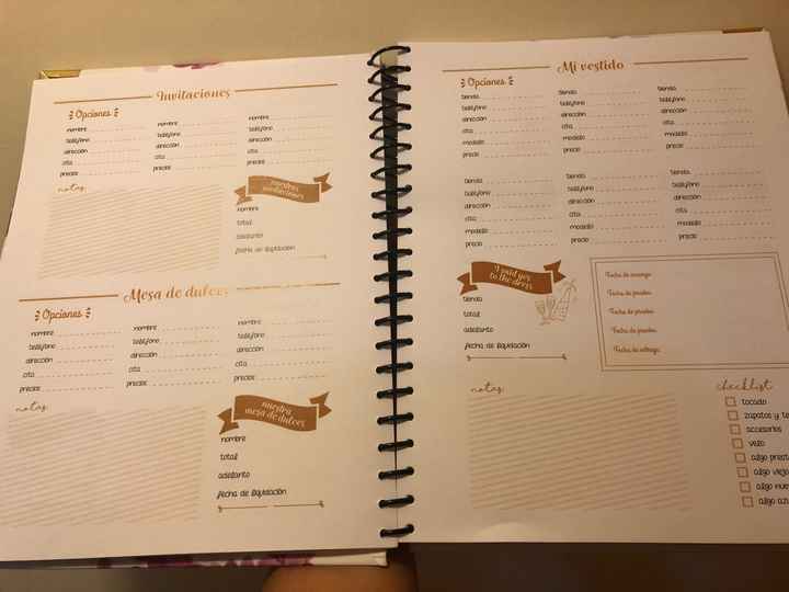 Agenda para boda 💍 comprar o Hacer? - 2