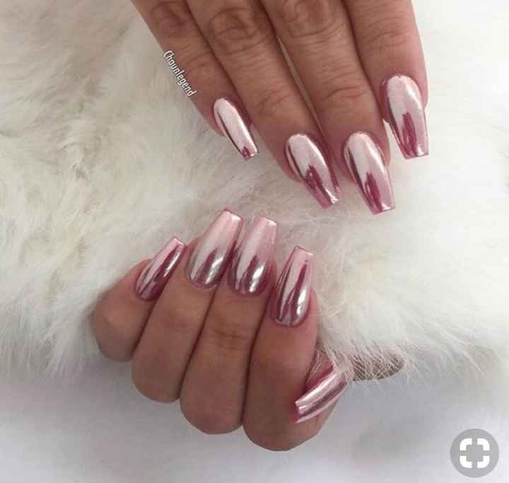 Uñas en color rosa 💓💓💓💓 - 2