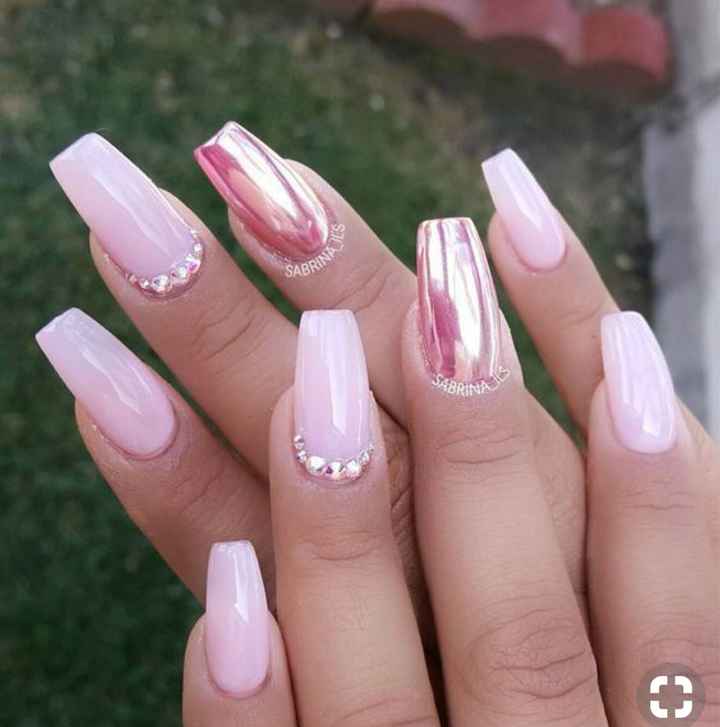 Uñas en color rosa 💓💓💓💓 - 4
