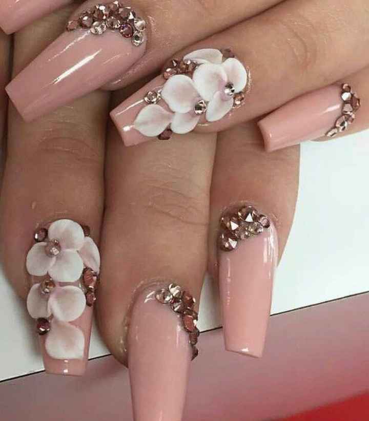 Uñas en color rosa 💓💓💓💓 - 9