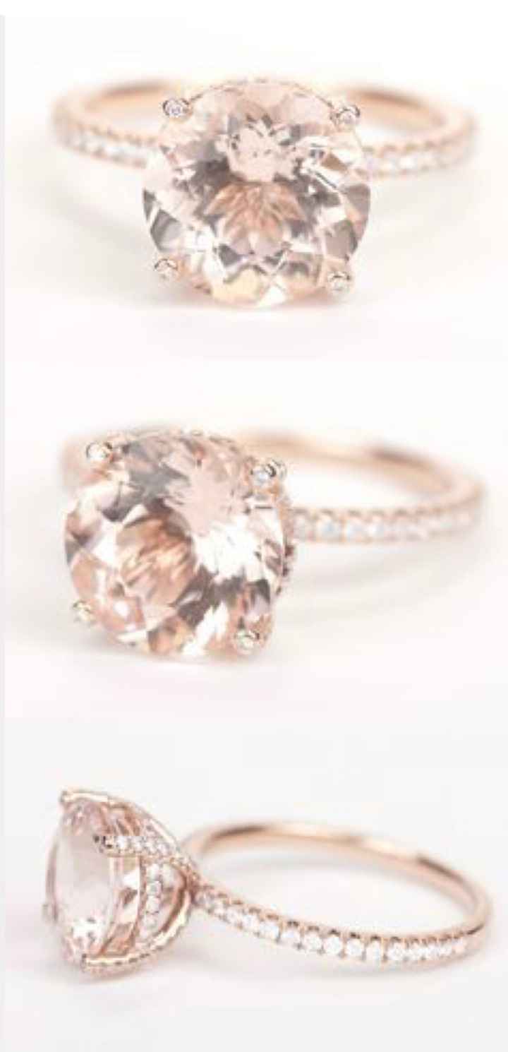Anillo de compromiso rosa - 4