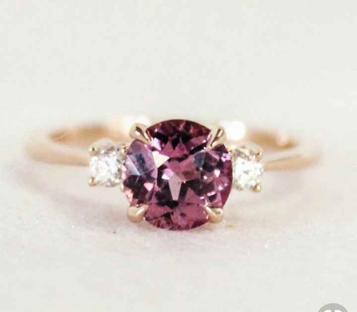 Anillo de compromiso rosa - 6