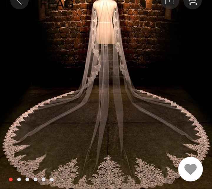 Velo de novia Ivory largo? Necesito para mi boda. q m digan donde comprar ya sea nuevo o usado. - 4