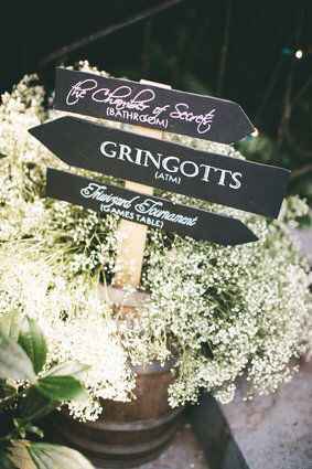 Ideas para boda de Harry Potter - 11