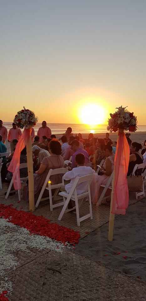 Boda en la playa - 1