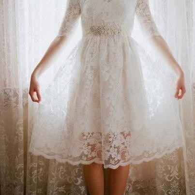 vestido blanco en civil ???? 