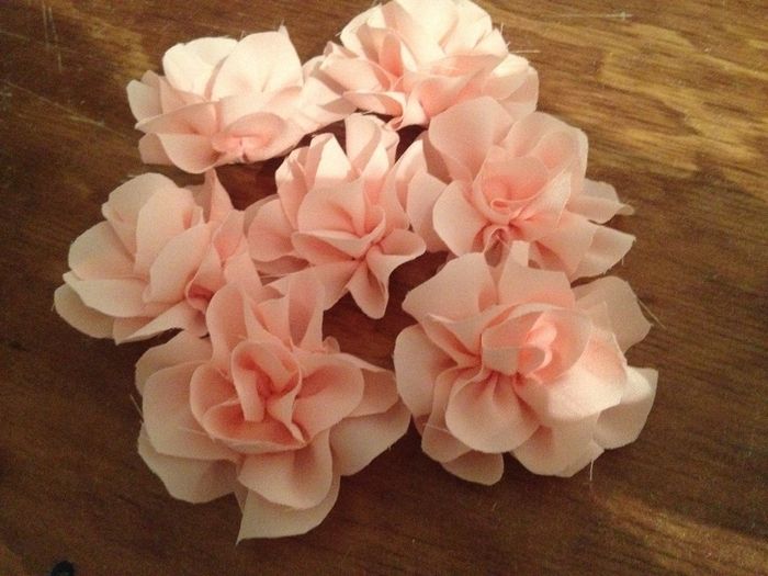 flores de tela !!!!