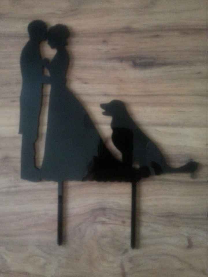 Mi cake topper! mis monitos del pastel 😍🐶❤️ - 1