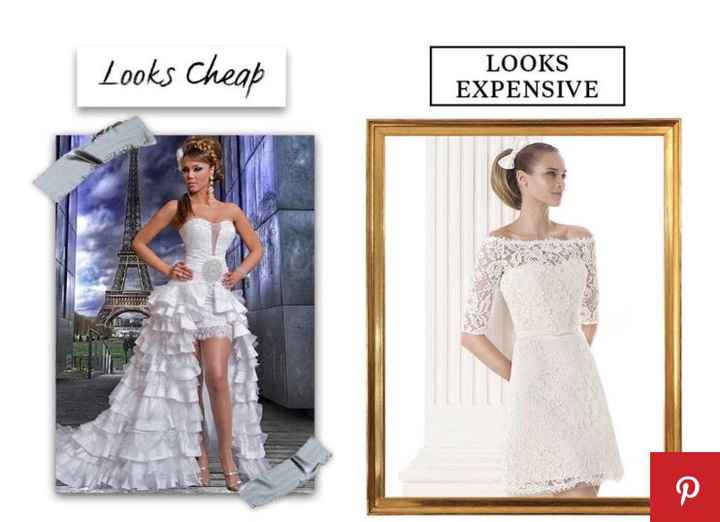 10 razones por las que tu vestido de novia puede verse "barato" - 9