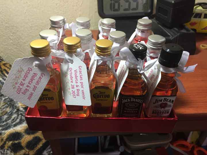  Mis botellitas mini para regalar en la boda 👰🏻 ❤️🍾 - 1