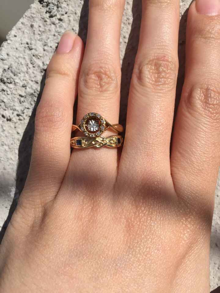  Por fiiin nuestras argollas 💍😍❤️ - 2