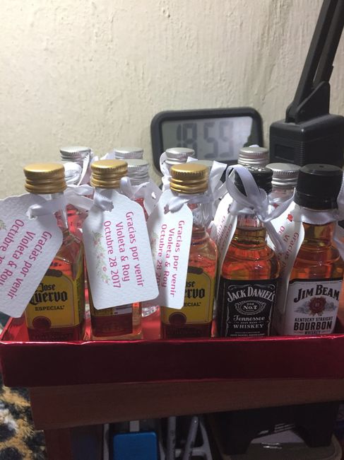 Mis botellitas mini para regalar en la boda 👰🏻 ❤️🍾 - 2