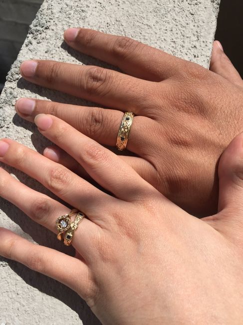  Por fiiin nuestras argollas 💍😍❤️ - 3
