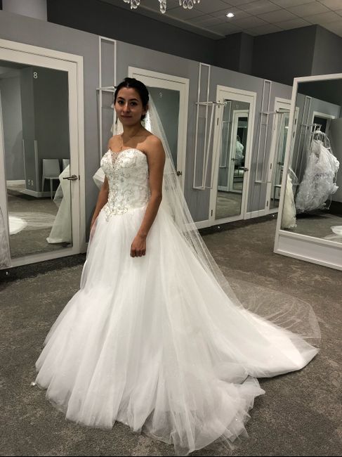 Mi fm me acompaño a la prueba de vestidos y me ayudo a lejirlo también - 3