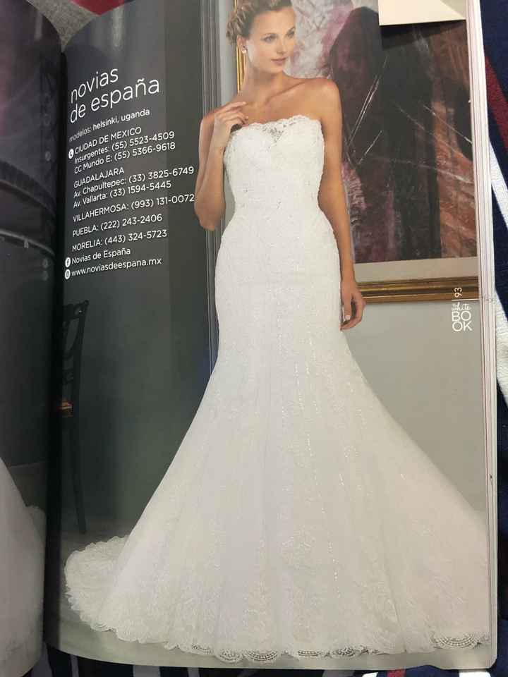 Compraré mi vestido en _____ - 1