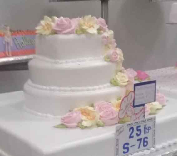 Mi pastel de boda será _____ - 1