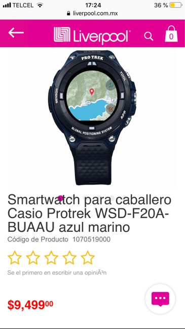 Costo del reloj - 1