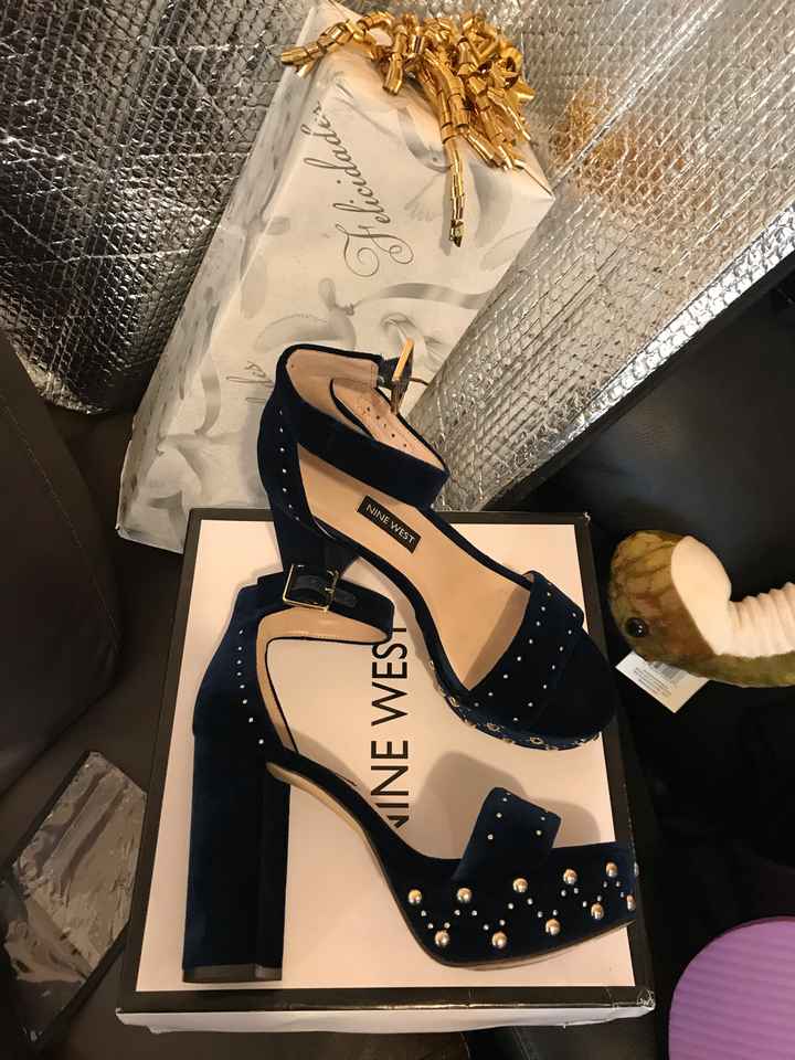 Zapatos azules para el día de la boda - 2