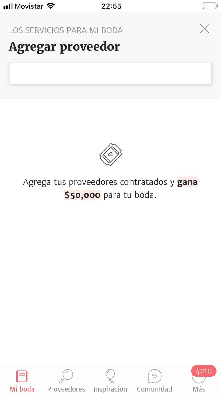 Cómo registrar mis proveedores que no aparecen en la página de bodas? - 2