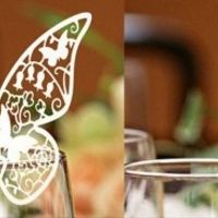 siluetas de mariposas