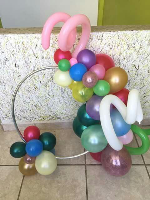 Aros con globos 17