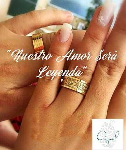 Frases cortas para grabar el anillo de boda 8
