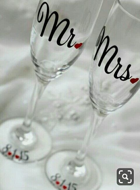Ideas para agregar el Sr y Sra en su boda - 8