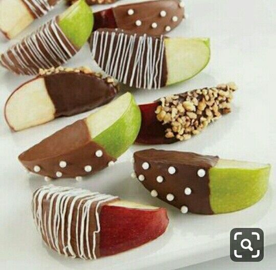 Fruta con chocolate 😋 - 4