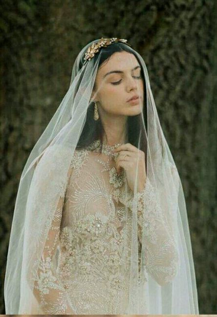 Velo de novia y tocado - 5